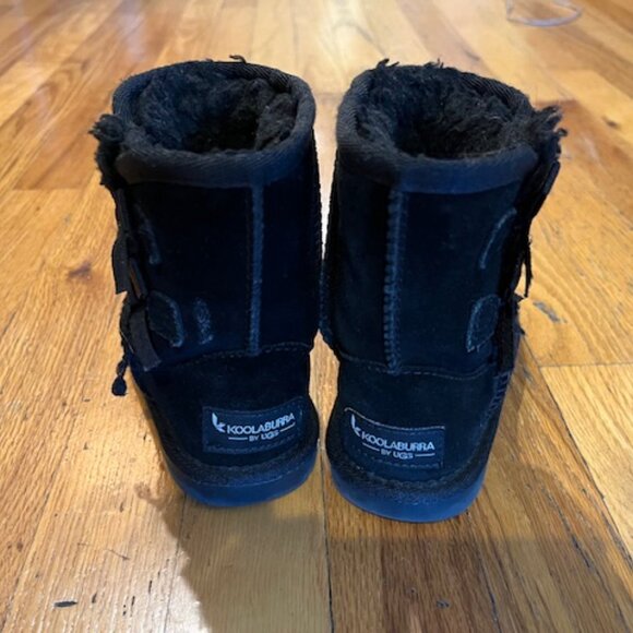 Koolaburra by UGG Girls' Victoria Short Boot - Black size 7 - Picture 2 of 4